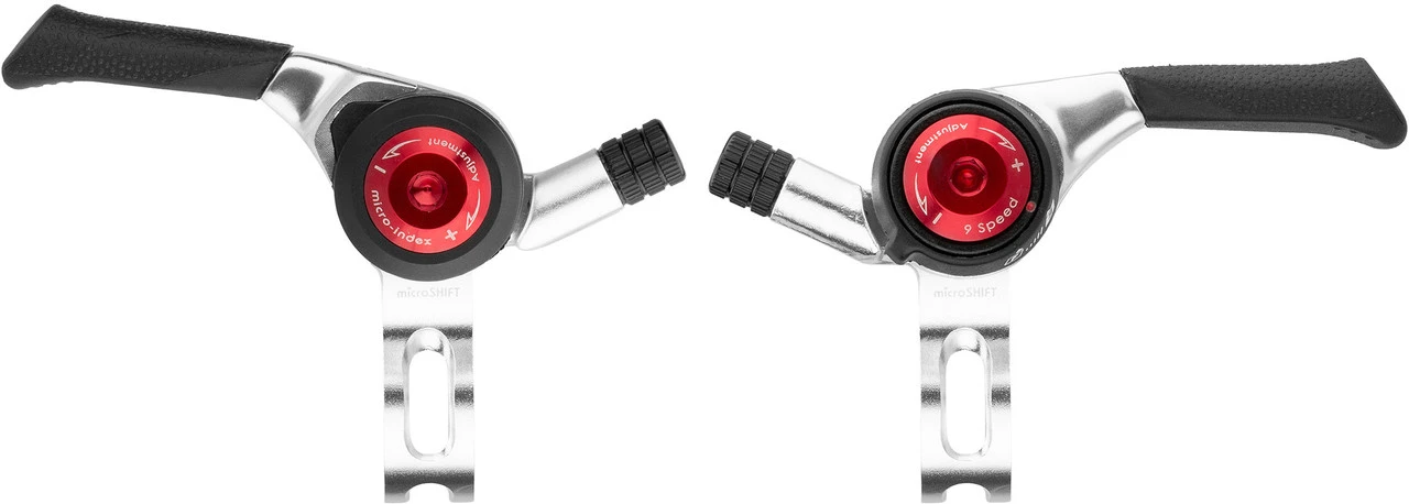 MICROSHIFT SL-T10 V+h Set Daumenschalthebel 2-/3-/10-fach Für Shimano Road 1 MICROSHIFT SL-T10 V+h Set Daumenschalthebel 2-/3-/10-fach Für Shimano Road