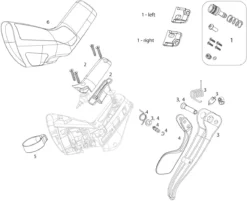 SRAM Ersatzteile Red22B1/Force22 CX1/Rival22/700B1/HRD/HRR Schaltbremshebel