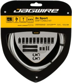 JAGWIRE 2X Sport Schaltzugset -Fahrradkomponenten Geschäft 319253