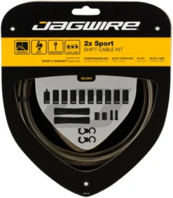 JAGWIRE 2X Sport Schaltzugset -Fahrradkomponenten Geschäft 319255