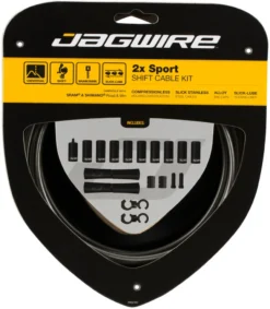 JAGWIRE 2X Sport Schaltzugset -Fahrradkomponenten Geschäft 319263