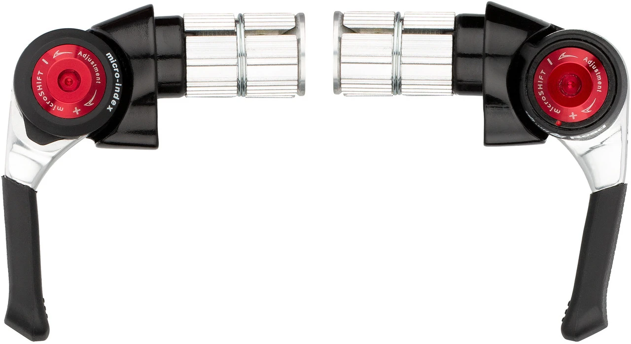 MICROSHIFT BS-T10 V+h Set Lenkerendschalthebel 2-/3-/10-fach Für Shimano Road 1 MICROSHIFT BS-T10 V+h Set Lenkerendschalthebel 2-/3-/10-fach Für Shimano Road