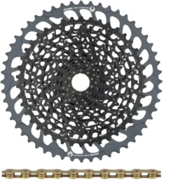 SRAM GX Eagle XG-1275 Kassette + Eagle Kette 12-fach Verschleißset -Fahrradkomponenten Geschäft 338266
