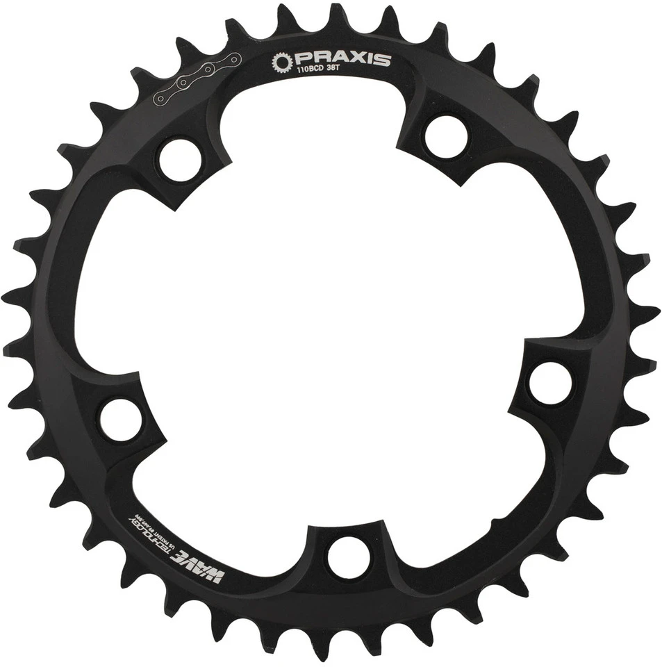 Praxis Works 1x 110 BCD Road Wave Tech Kettenblatt 1 Praxis Works 1x 110 BCD Road Wave Tech Kettenblatt