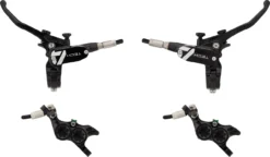 HOPE Tech 4 E4 V+h Set Scheibenbremse Mit Kunststoffleitung